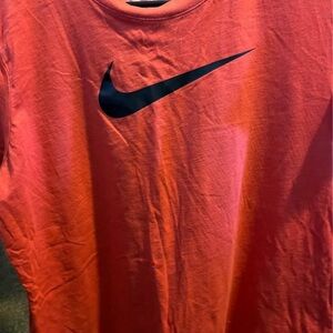 Nike Women’s Dri-fit Tee with Black Swoosh